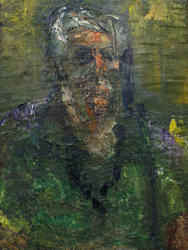  Self portrait in green shirt oil on board   124x94cms    2006-14.jpg